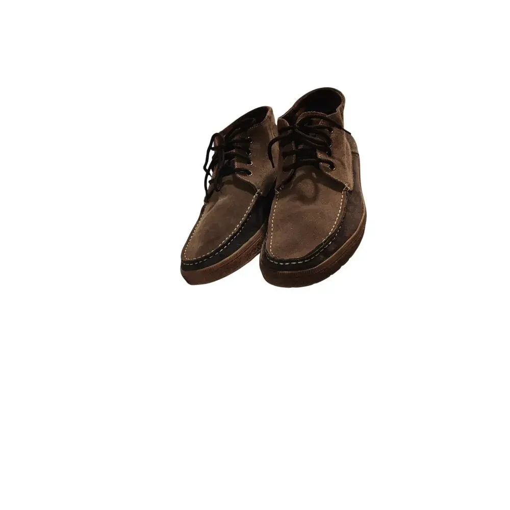 GRAY Saks Fifth Avenue Brown Suede Chukka Boots Size 10M Outdoors Old Money
